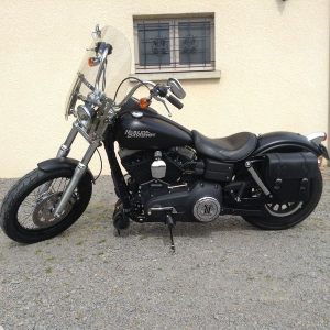 Sacoche Myleatherbikes Harley Dyna Street Bob_07